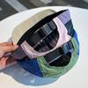 Универсальная вышитая бейсболка Летняя Цветовое сочетание Дышащая Быстросохнущая Кепка Пятипанельная Регулируемая Кепка-козырек Унисекс