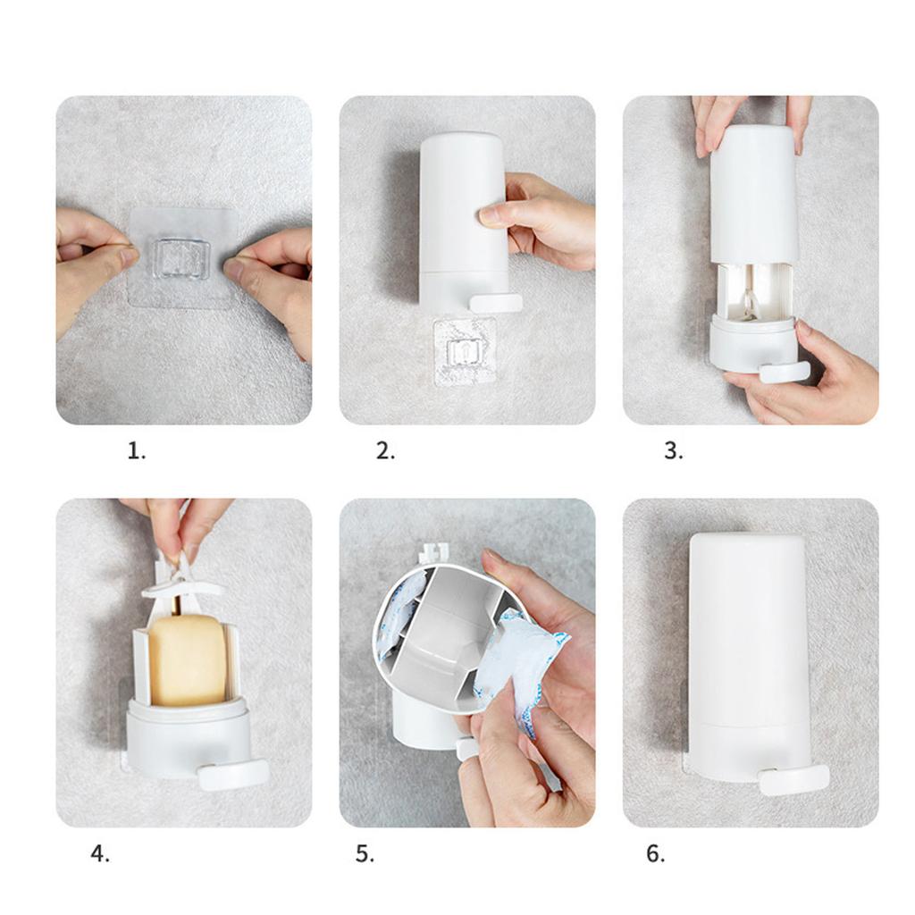 Мыльная дробилка для кускового мыла, регулируемая подача порошка, настенный держатель-диспенсер для кускового мыла для ванной, душа, кухни