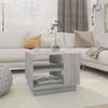 VidaXL Coffee Table Sonoma Grey 55 X 55 X 43 Cm Chipboard