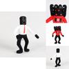 Плюшевая игрушка Bookfong Skibidi Toilet Speakerman, забавный и очаровательный дизайн животного, материал короткого плюша, идеально подходит для молодых взрослых