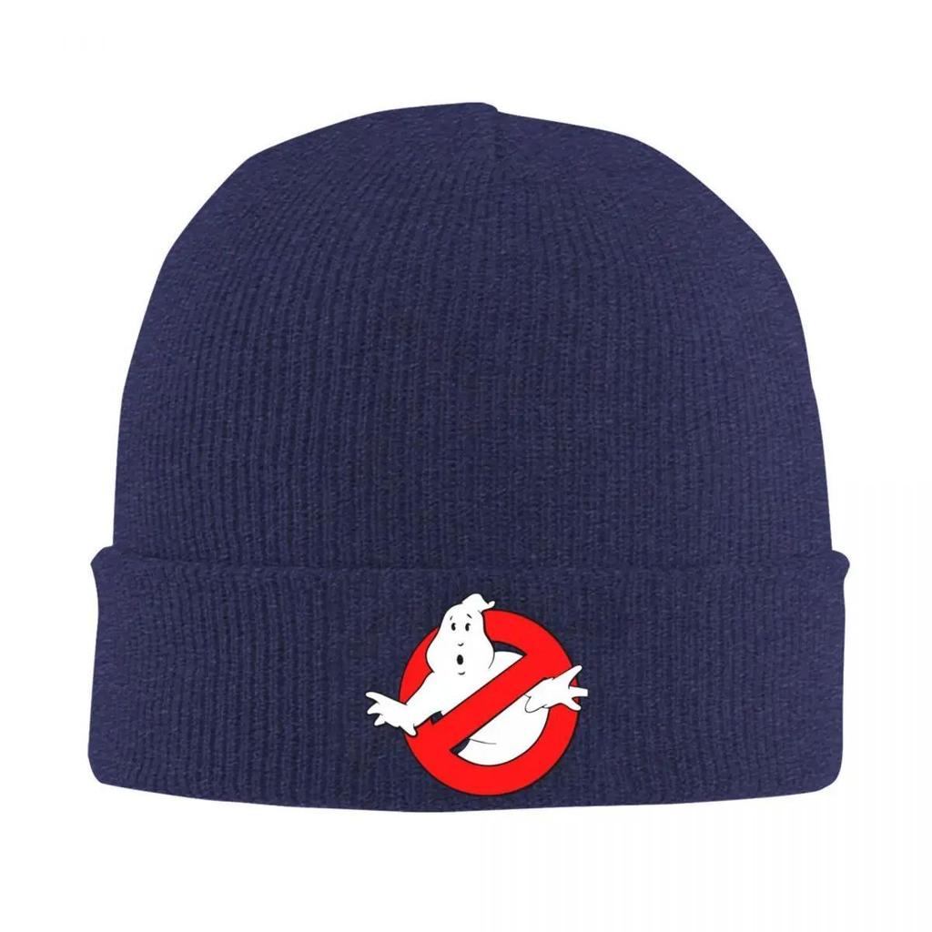 Monster Movie Ghost Knitted Hat for WoUnisex Unisex Beanie Winter Hat GhostsBusters Warm Melon Cap