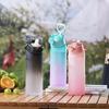 720ML Bottle, Update Water Bottle Up Set With 7 Capsules Drinking Straw,  Outdoor Water Bottle