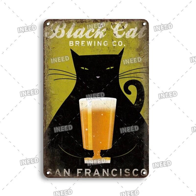 Tin Sign Beer Slod Here Vintage Metal Plaque Retro Metal Plate Funny Drink Vintage Iron Poster for Pub Club Man Cave Bar Decor