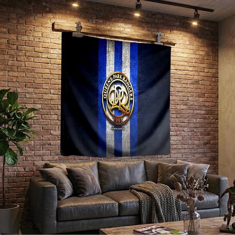 Blue And White Queens Park Tapestry Playroom Tapestry, Accessories for Bedroom,Livingroom, dormitory Room Wall Decor Fan Birthday Gifts
