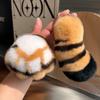 Stuffed Animal Tiger Tail Stuffed Keyring Love Plush Cat's Paw Pendant  Jewelry Gift