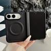 Magnetic Ring Protective Shell Case for IPhone 18, Faux Leather Phone Cover with Hinge Precise Fit Protection, Full Body Shockproof 18 Fold Protection