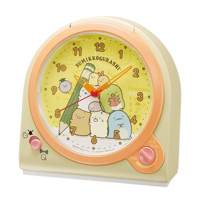 Часы Будильник Настольные часы Персонаж Sumikkogurashi Желтый Перламутровый 127x130x82мм CQ162Y