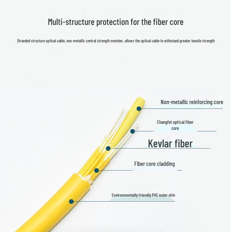 SNIT 12-Core Single-Mode Fiber Optic Patch Cable
