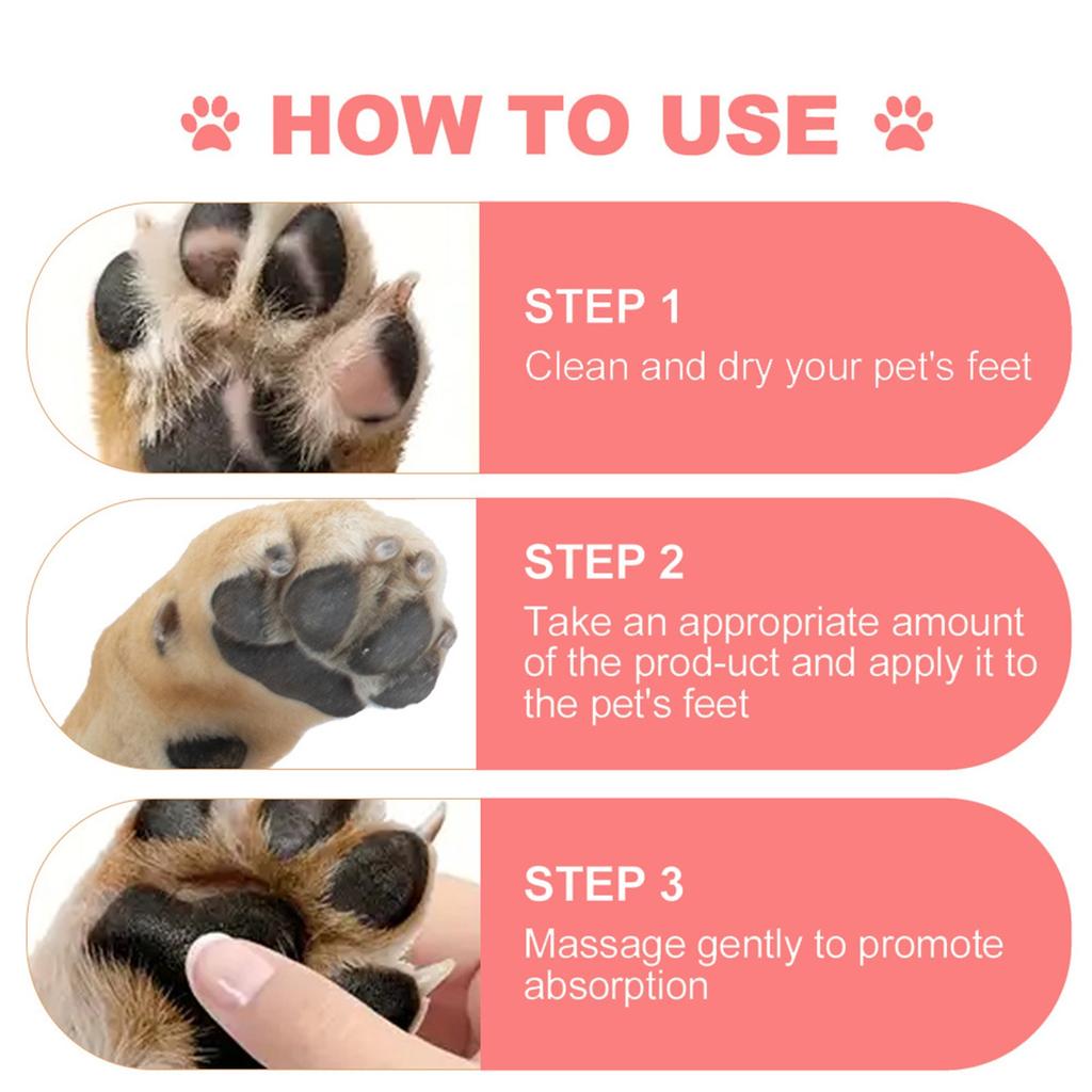 Pet Claws Cream 40g Anti-drying And Moisturizing Care Cream For Cats And Dogs Universal Double Cream For Tender Claws