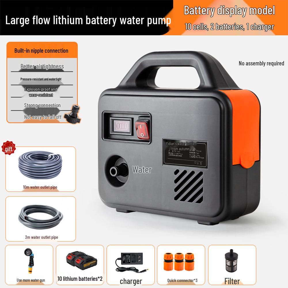 Rechargeable Vegetable Irrigation Pump - Ideal for Home and Outdoor Use