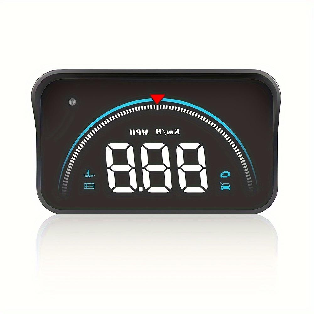 Проекционный дисплей M8 HUD, предупреждение о превышении скорости автомобиля OBD2 II EUOBD, температура воды, цифровая проекция, лобовое стекло, автомобиль, электроника