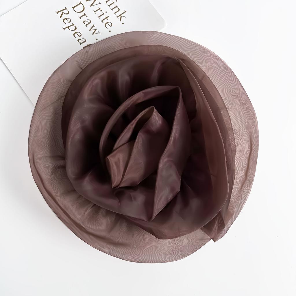 Цветная органза, трехмерная цветочная корсажная декоративная тканевая наклейка, ручная работа, аксессуары для ювелирных изделий, имитация цветка, аксессуары для одежды