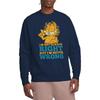 Garfield Unisex Adult Never Wrong Sweatshirt