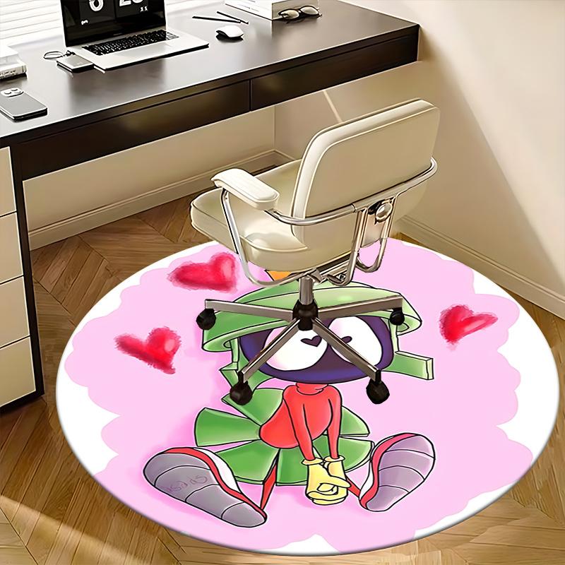 Marvin the Martian Chair Mat Round Carpet for Home Decor, Office Use, and Gifts Suitable for Bedrooms, Living Roomss0266b