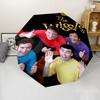 The Wiggles Print Automatic Umbrella, 8 Rib Iron Frame, Plastic Handle, Suitable for Outdoor Travel &Daily , Ideal Gift