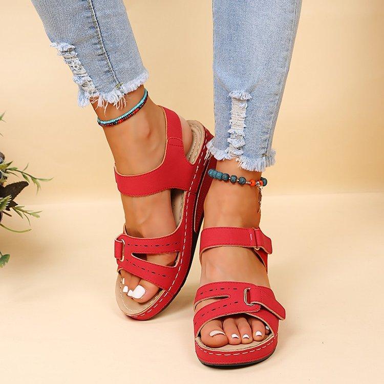 Fashion Sandals Women Shoes 2024 Summer Open Toe Shoes Woman Comfortable Sandals Ladies Lightweight Wedge Sandals Sexy Zapatos De Mujer