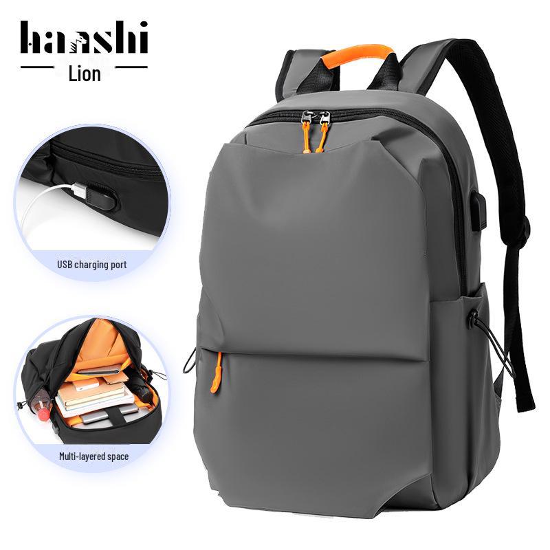 High-End Lightweight Waterproof Backpack - Fashionable for Men and Women, Perfect for Leisure, Travel, School, and Laptop Use