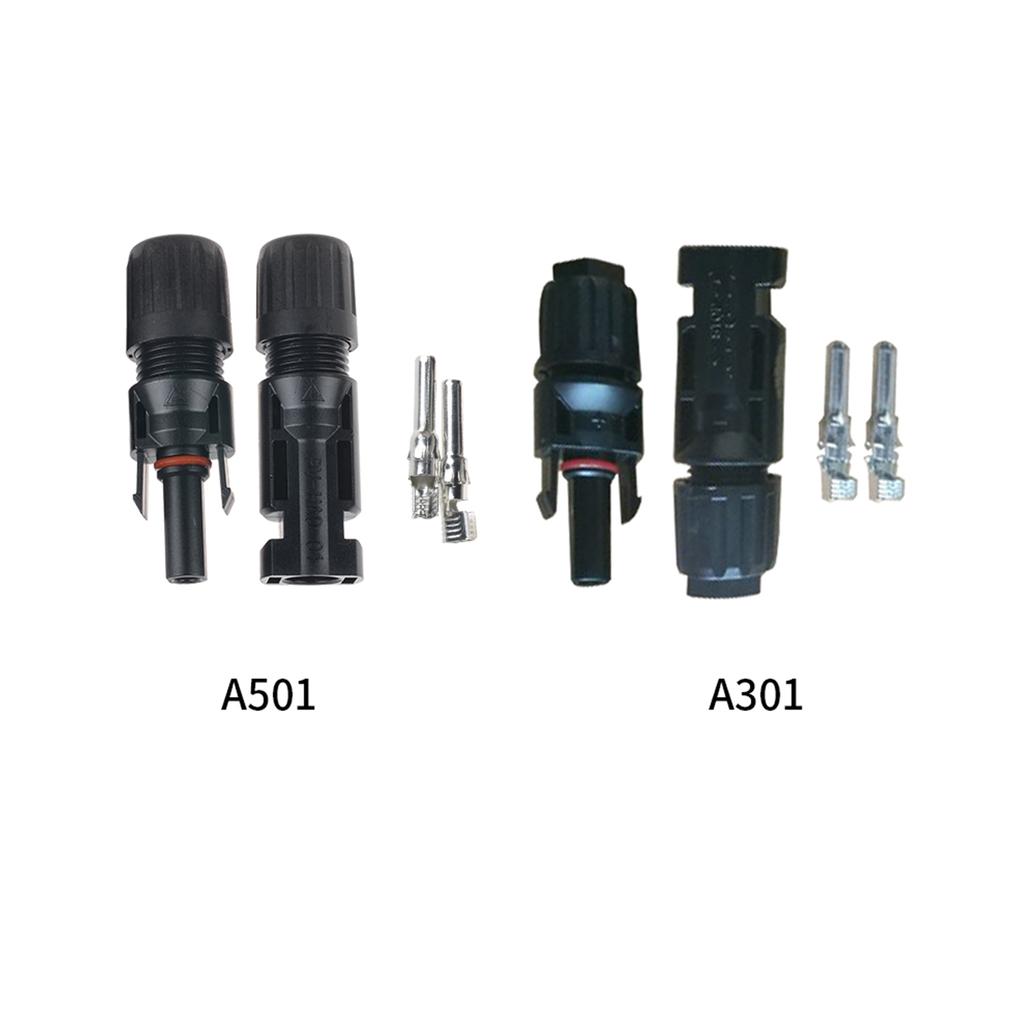 5 пар мужских/женских кабельных разъемов для солнечных панелей с двойными уплотнительными кольцами для лучшего водонепроницаемого эффекта IP67