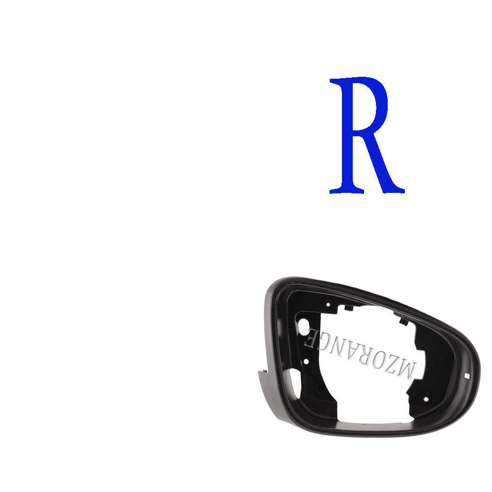 Боковое зеркало с подогревом, стекло зеркала заднего вида, крышка для VW Golf 6 MK6 2009-2013, ярко-черная крышка корпуса зеркала с дверным крылом