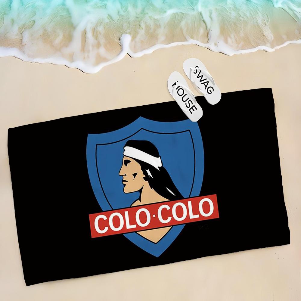 1 шт. Полотенце Social Y Deportivo Colo-Colo Детское пляжное полотенце Летнее полотенце для плавания и душа Товары для ванной