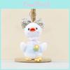 Duck Plush Toy Bow Decoration Doll Keychains Backpack Pendant Holiday Gifts