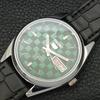 AUTOMATIC SEIKO 5 JAPAN MENS 6309A REFURBISHED GREEN COLOR DIAL WATCH A440310-4 Sk-a440310