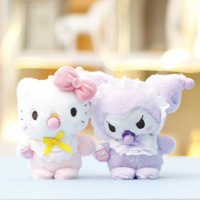 Плюшевая игрушка Sanrio Соска Китти Кот Брелок с персонажем Из мягкого полиэстера Для девочек