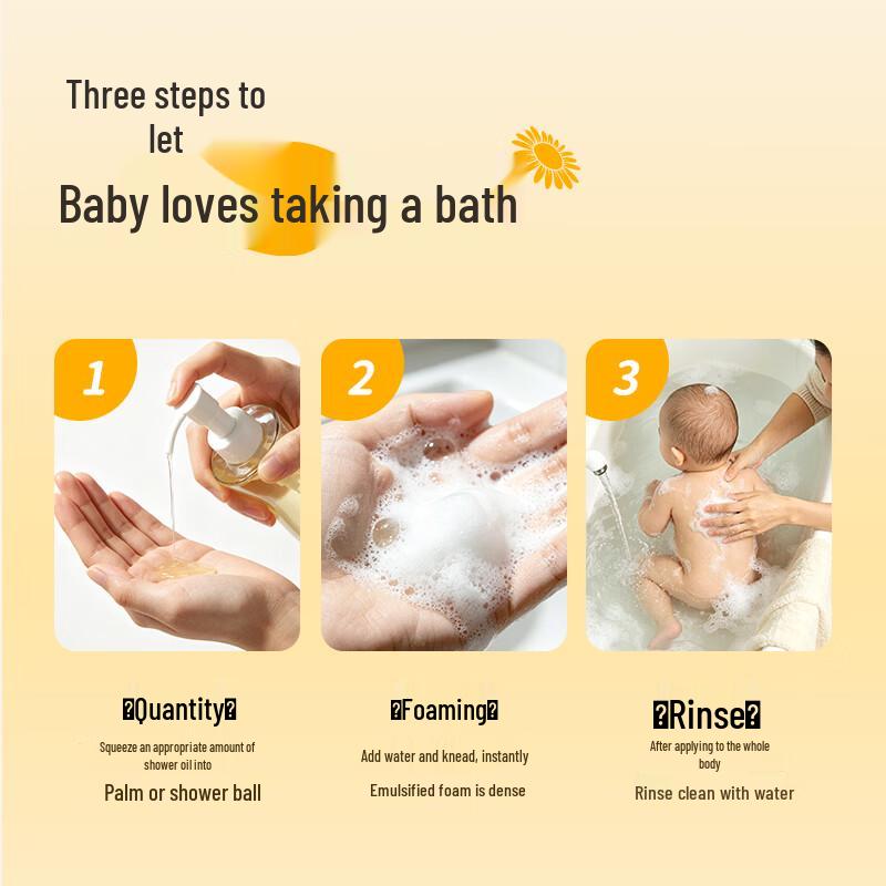Renhe Kids 2-in-1 Skin-Friendly Bath & Wash