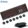 JOMAA Bluetooth RGB Клавиатура: Совместимость с несколькими системами для ноутбуков и домашнего офиса