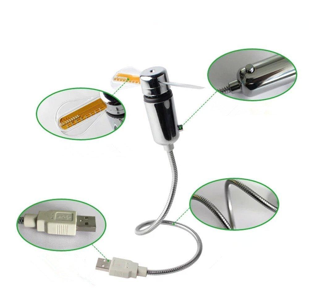 USB-вентилятор с часами, функцией отображения реального времени и температуры, рождественский подарок, ночник, гаджеты для ноутбука, ПК, мини-вентилятор