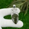Sterling Silver Polychrome Jasper Gemstone Birthday Bezel Engagement New Pendant