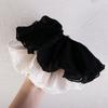 Mesh Flower Girl Head Rope Lace Women Scrunchies Wrinkle Hair Rope Korean Style Headwear Hair Tie