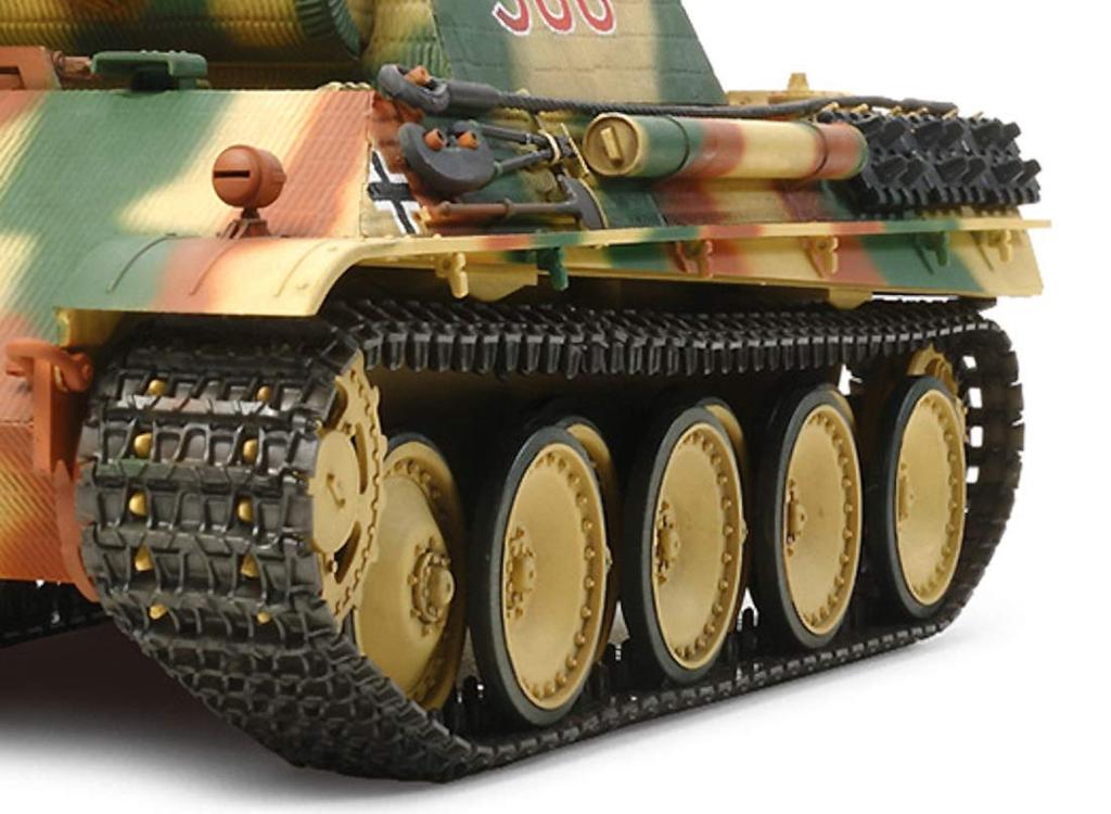 Танк TAMIYA серии Panther G немецкой армии раннего типа с одним мотором, пластиковая модель 30055 1/35 № 55