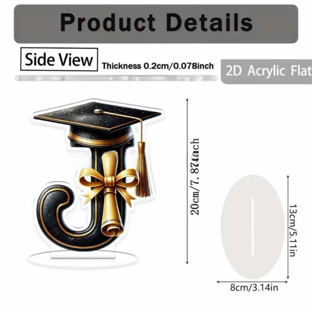Keepsake Graduation Gifts 2D Flat desktop Ornament Graduation Decorations  Home Decoration