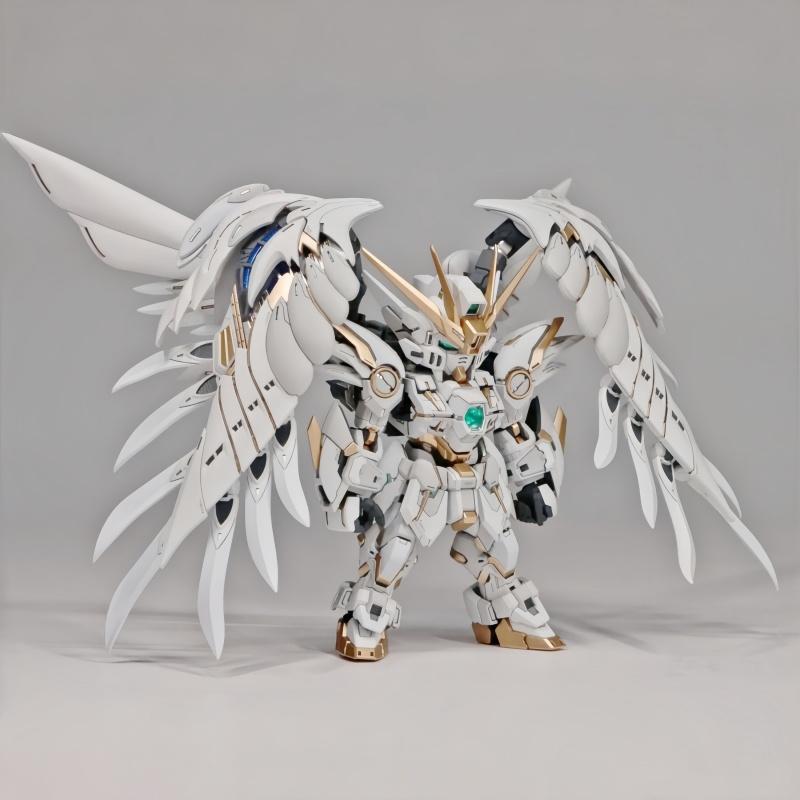 Mgsd Xxxg-00w0 Высококачественная модель Gl Wing Zero Снежная Белая Ew Сборная Модель Набор Игрушка Фигурки Действия Модель Набор Пластик Хобби Подарок