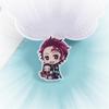 Anime Demon Slayer Badge Brooch Pin Cospaly Cartoon Sabito Makomo Acrylic Pins Costume Prop
