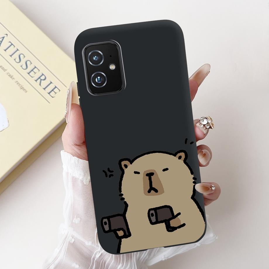 Чехол для ASUS ZENFONE 8 ZS590KS Астронавт Дракон Мультяшные Животные Крутой Стиль Мягкий Силикон Черная Крышка Телефона Для ASUS ZS590KS Сумка