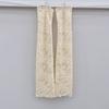 Women Summer Ice Silk Lace Arm Sleeve Elastic Sleeve Driving Gloves Black White Long Fingerless Mittens Sunscreen Glove