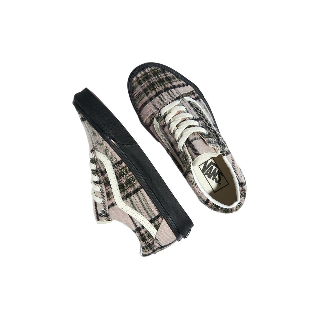 Vans Низкие кеды для скейтбординга Old Skool Zip Унисекс Бежевый Черный VN0A3493BMA