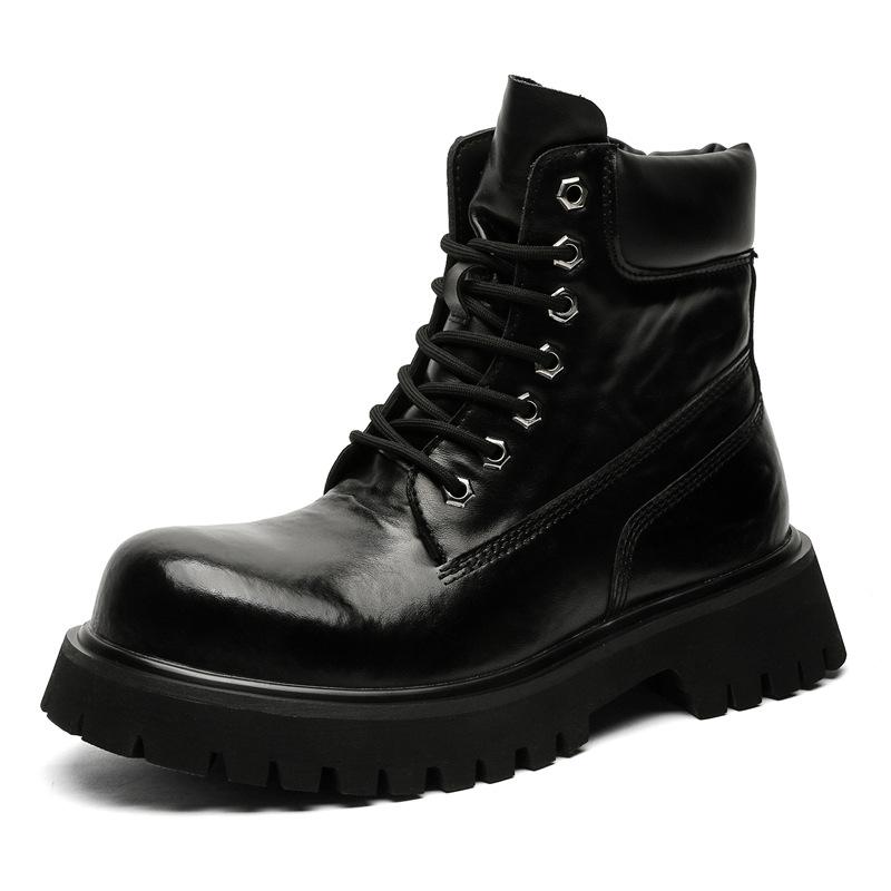 Новые ботинки Martin с толстой подошвой, с завышенной талией, в стиле ретро, со шнуровкой спереди, универсальные, для отдыха на природе, 66681-A
