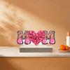 Acrylic Mother's Day Sign Ornaments 2D Flat Love Flowers Ornament  Home Office Decor