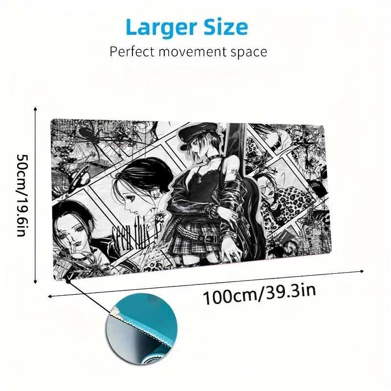 nana Color Mouse Pad Large Gaming Table Cushion Non-slip Laptop Tablet Big Mousepad XXL Mat Mini PC Playmat With Lock edge