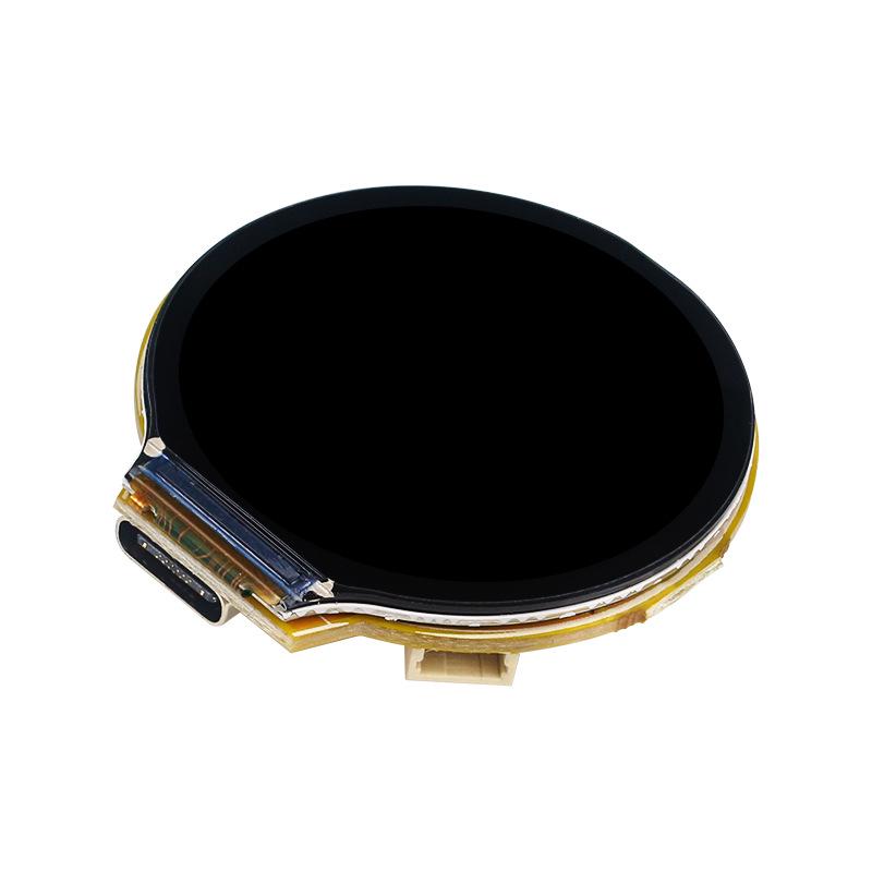 ESP32-C3 Dev Board with 1.28" Round LCD Touchscreen, WiFi, and Bluetooth Module