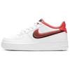 Air Force 1 LV8 GS Double Swoosh - Bright Crimson Kids Sneakers White Black CW1574-101
