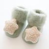 Зимние толстые детские махровые носки, теплые хлопковые милые носки для новорожденных мальчиков и девочек, нескользящие носки-тапочки для детей 0-1 года