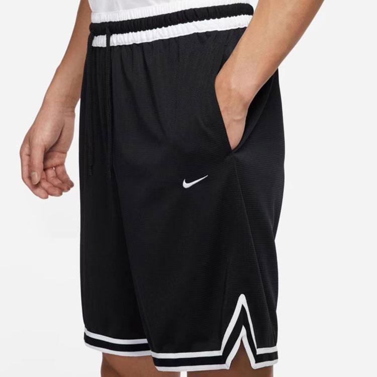 Nike Мужские прямые баскетбольные шорты Dri-Fit DNA, черные, DR7229-010