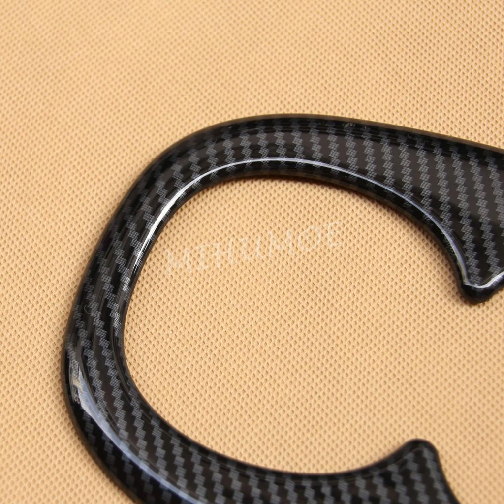 Rear Seat Cup Holder Cover For Mitsubishi Eclipse Cross 2018 2022 Carbon Fiber Interior