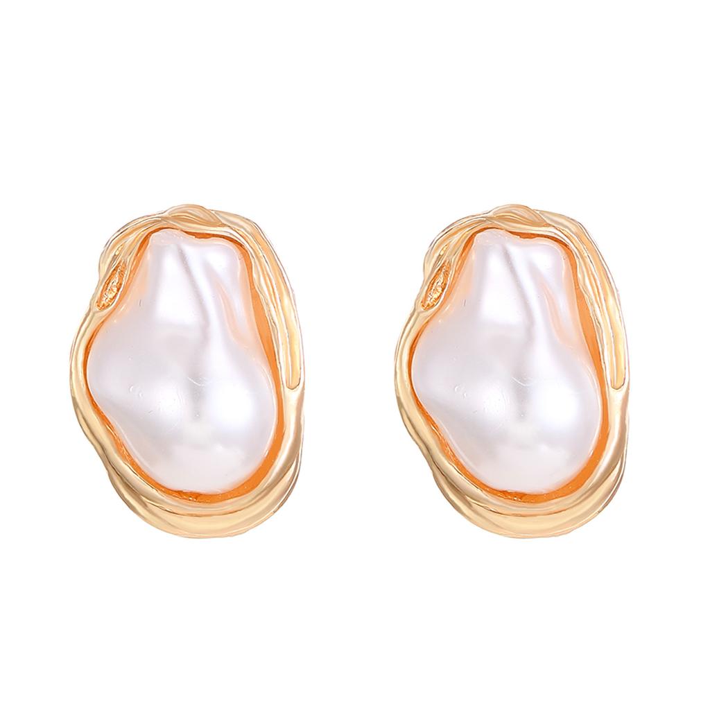 Преувеличенные Неправильные Барочные Цирконы Ожерелье Браслеты Кольца Серьги для Женщин Массивные Круглые Открытые Кольца Браслет Набор Цирконов