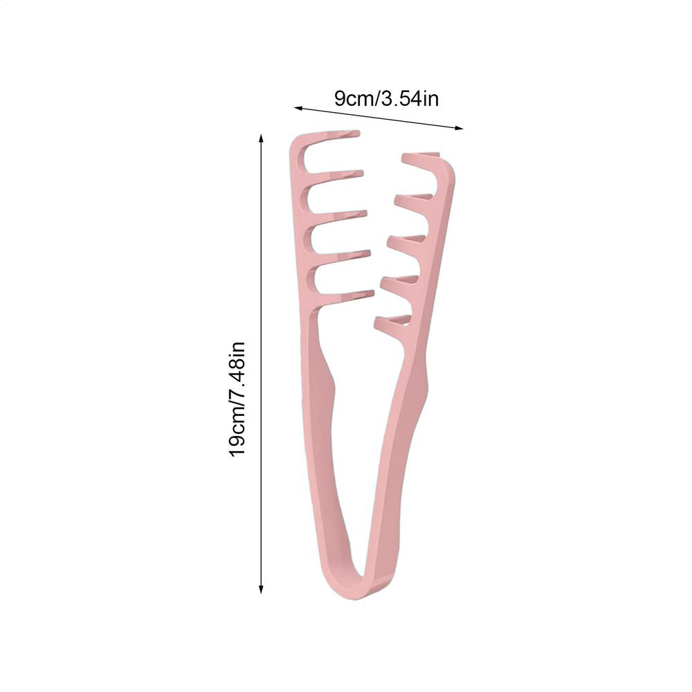 Гребень с широкими зубьями Гребень с широкими зубьями для укладки вьющихся волос Инструмент для придания объема для объема и ухода Аксессуар для маскировки пробора Челка