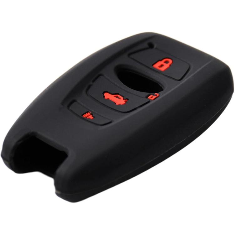Silicone Key Fob Cover Case Protector Compatible with Subaru BRZ Legacy Outback Ascent Crosstrek Forester WRX STI